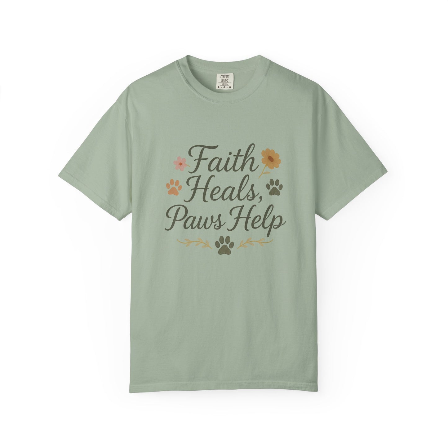 Faith Heals Paws Help T-Shirt