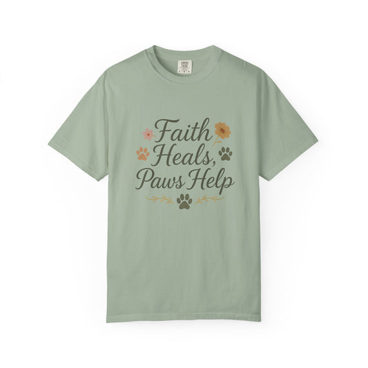 Faith Heals Paws Help T-Shirt