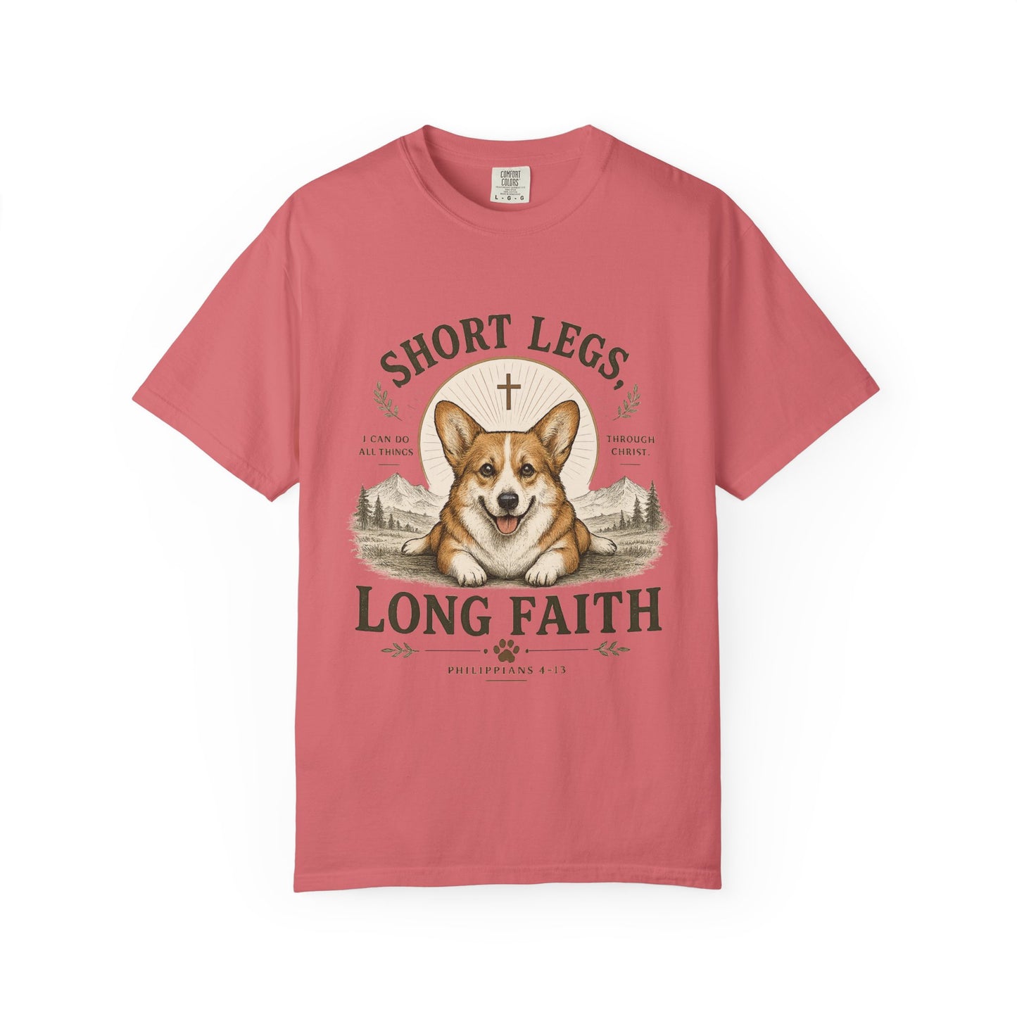 Corgi — Short Legs, Long Faith T-Shirt