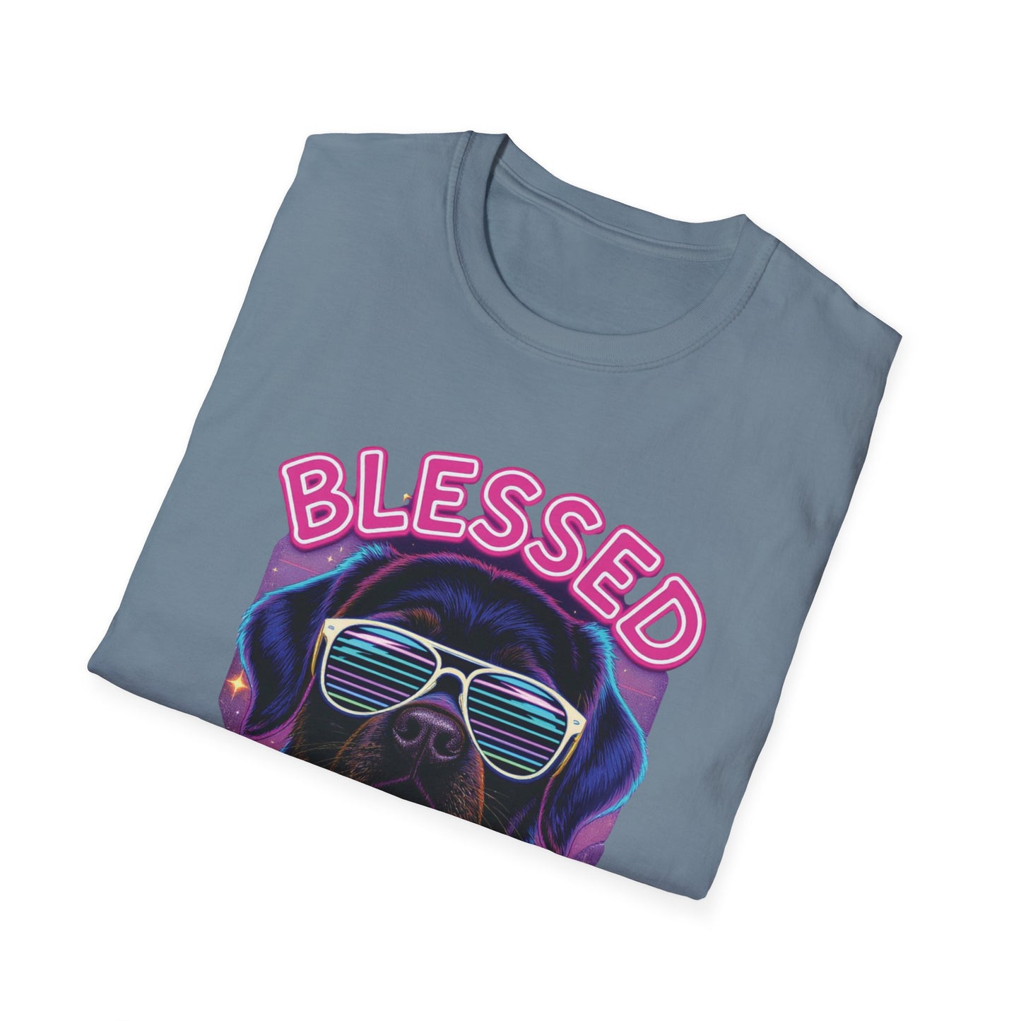 Blessed With Paws Neon T-Shirt