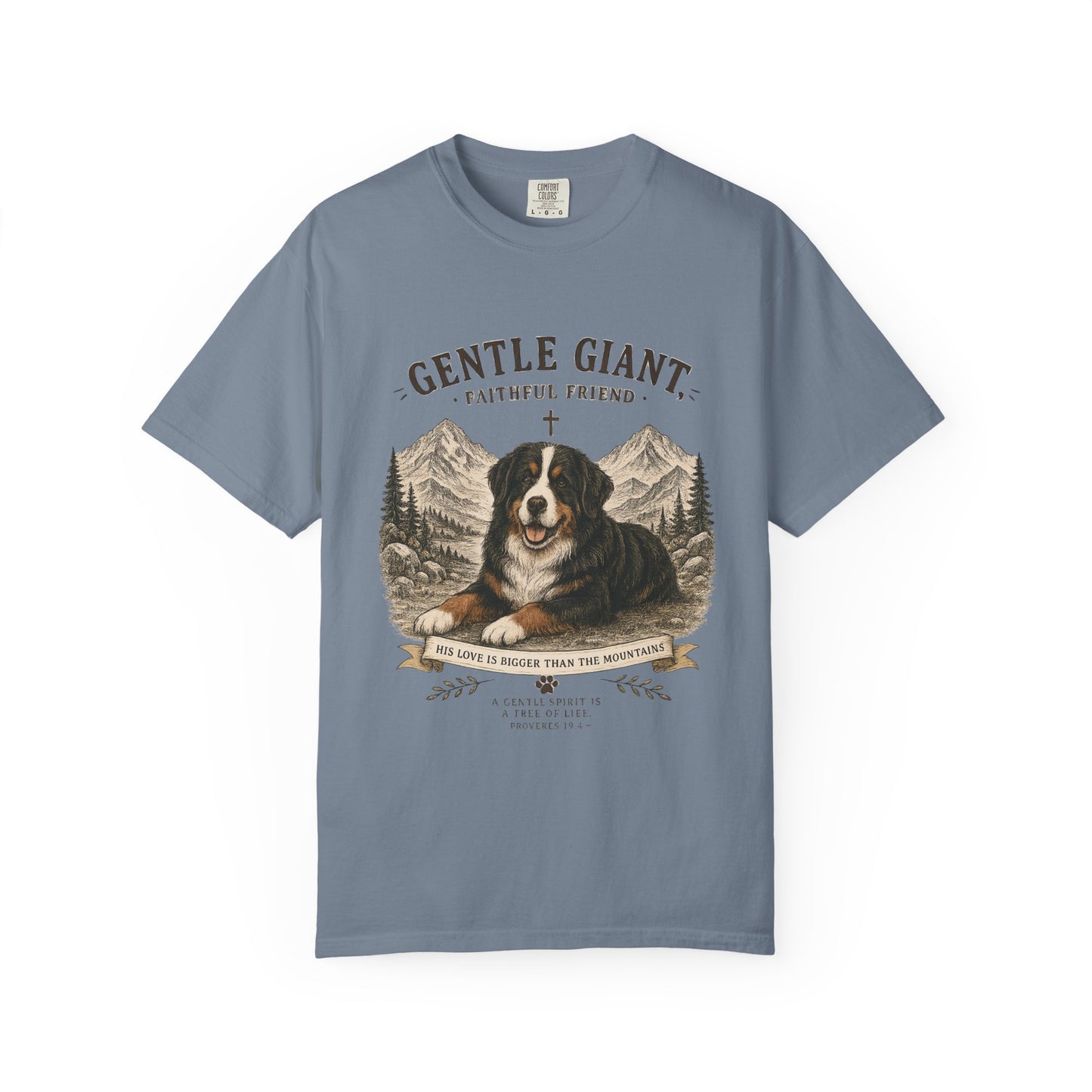 Bernese Mountain Dog — Gentle Giant, Faithful Friend T-Shirt