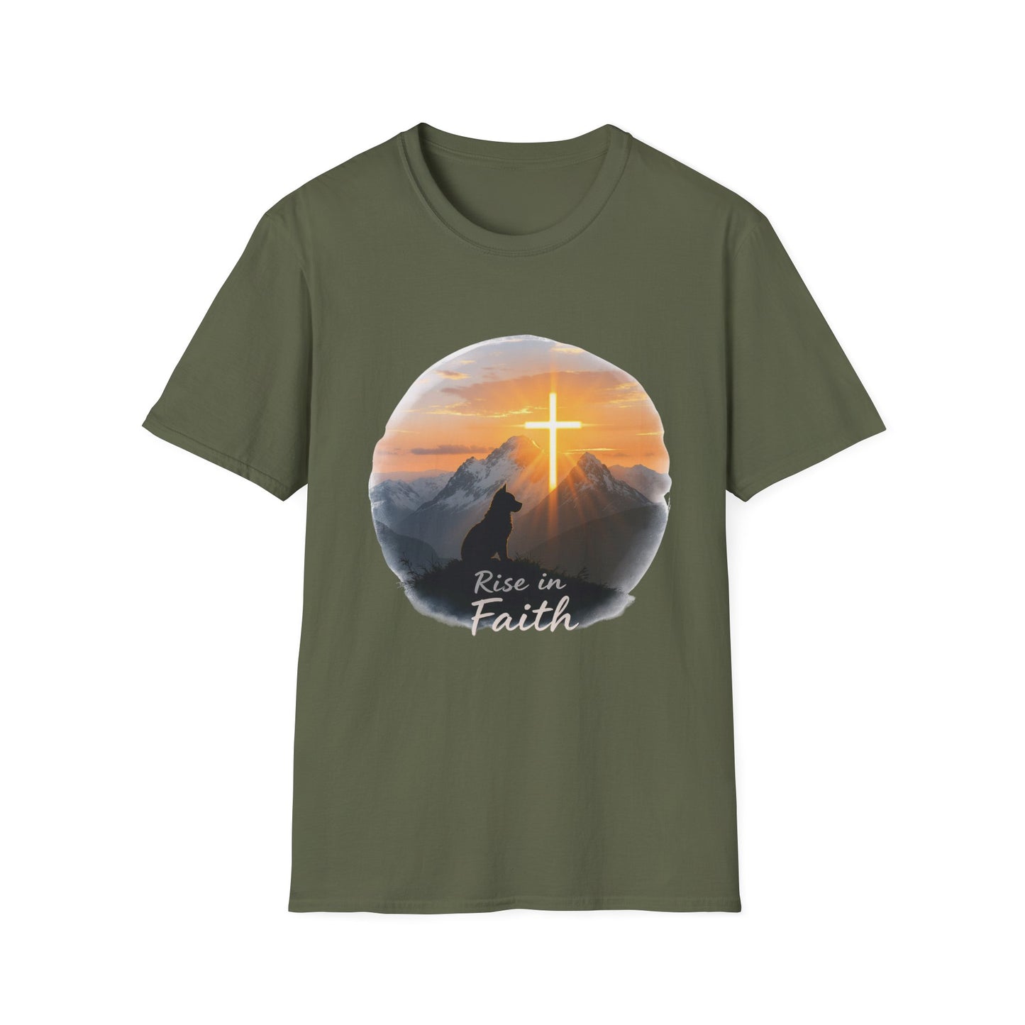 Rise in Faith Sunrise Dog T-Shirt
