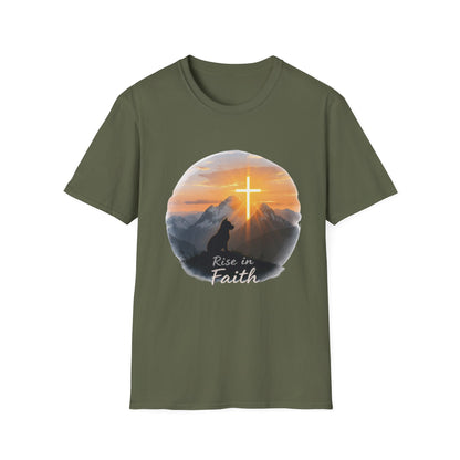 Rise in Faith Sunrise Dog T-Shirt