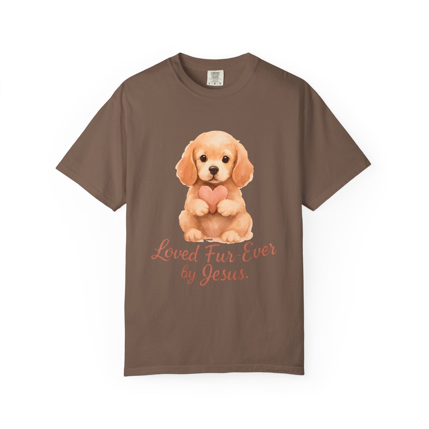 Loved Fur-Ever By Jesus T-Shirt (1)