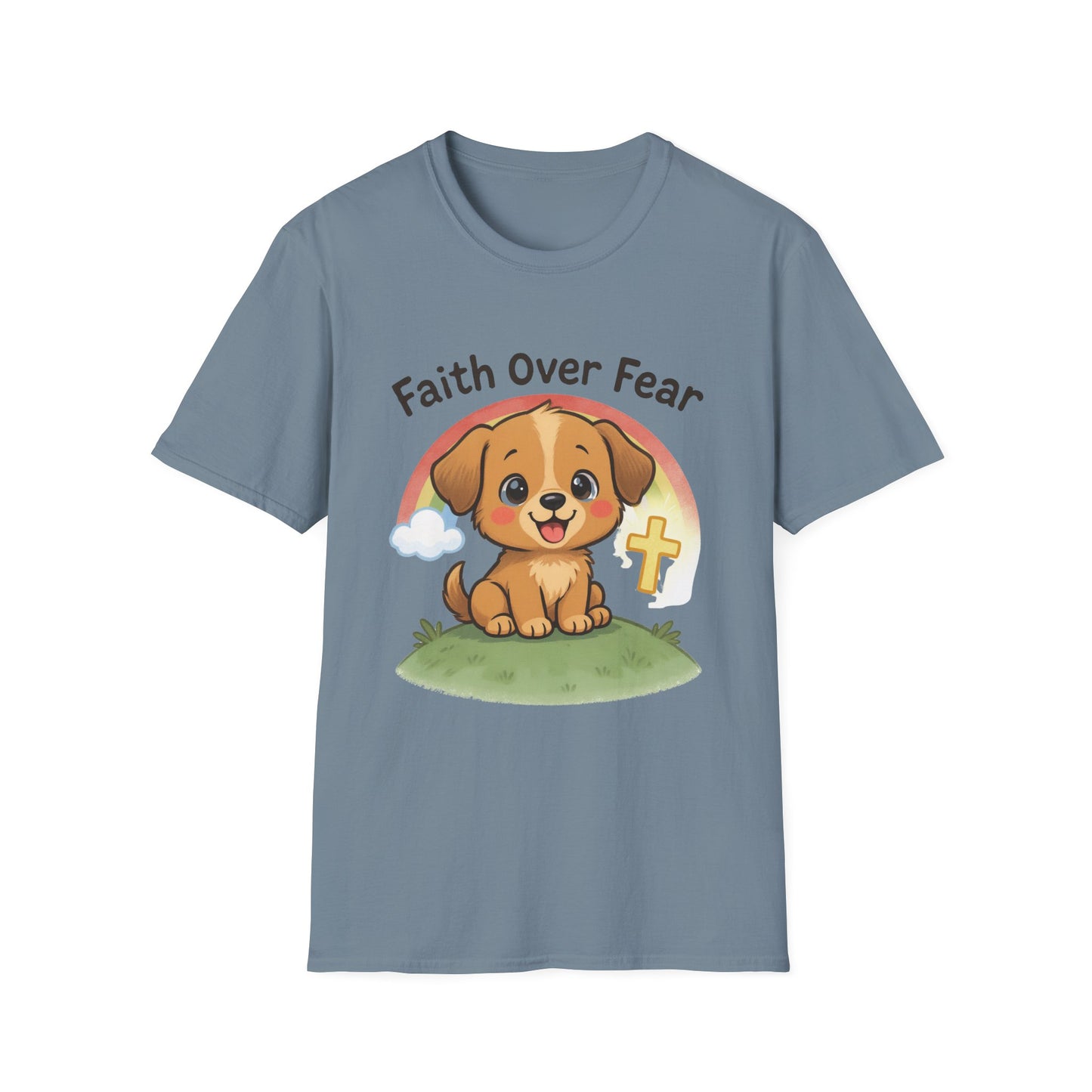 Faith Over Fear Puppy T-Shirt
