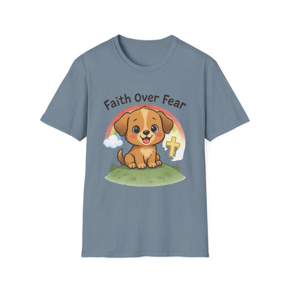 Faith Over Fear Puppy T-Shirt