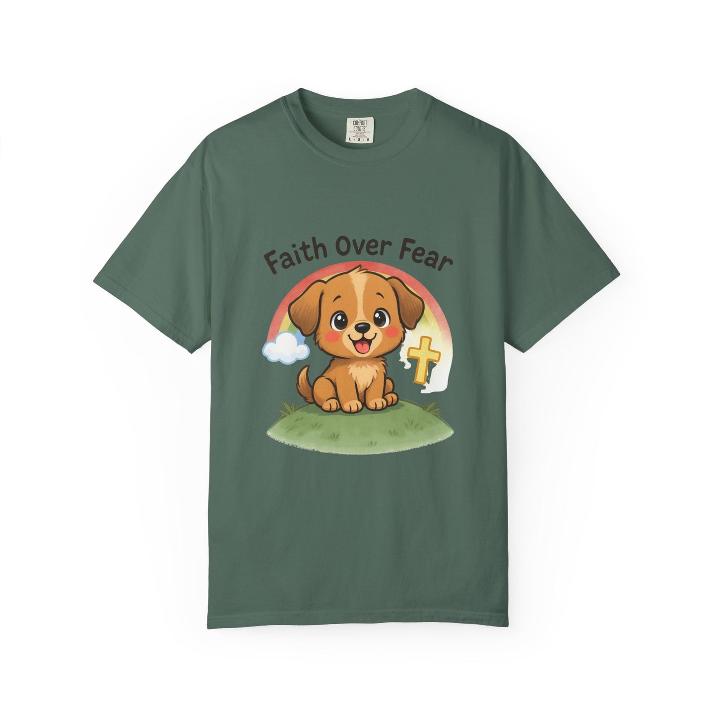 Faith Over Fear Puppy T-Shirt