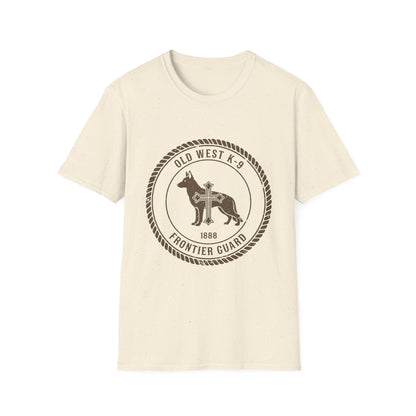 Western German Shepherd Cross – Rustic Vintage Dog T-Shirt
