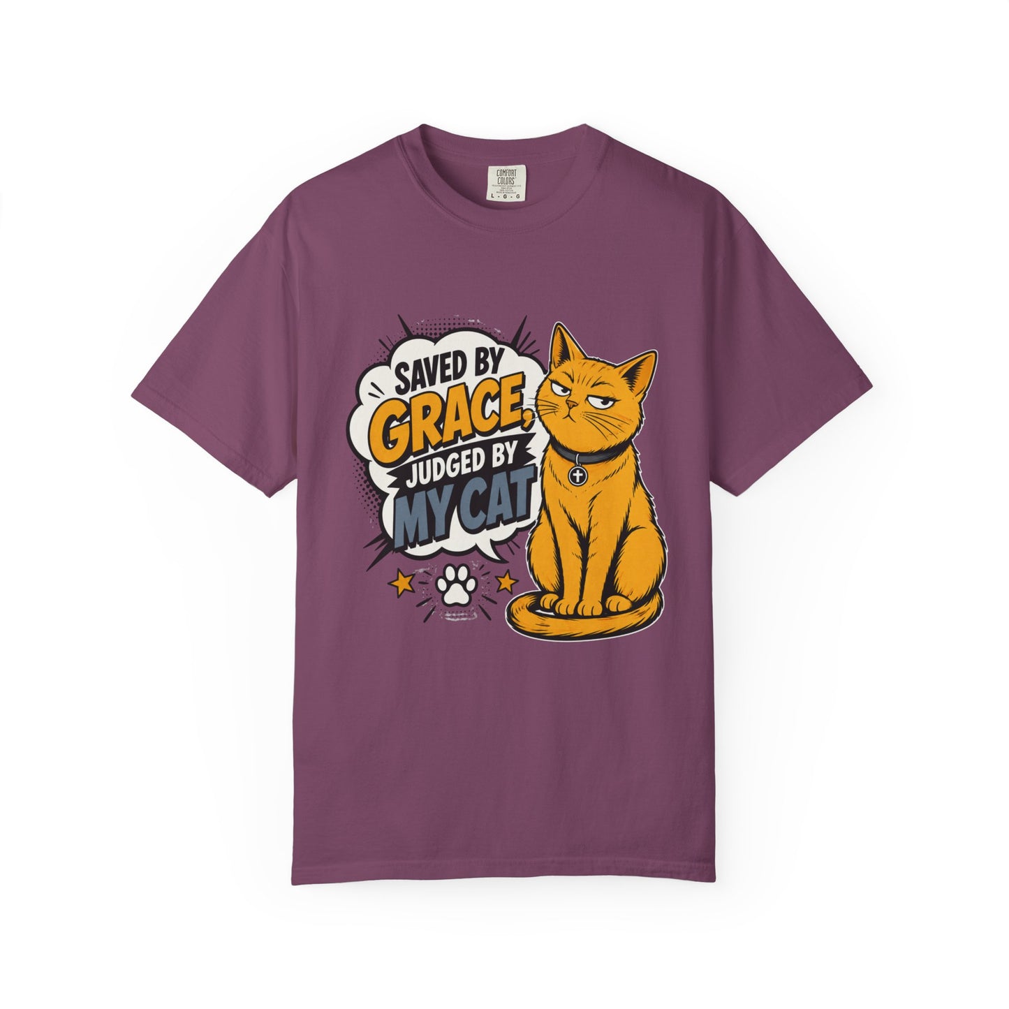 Saved By Grace Judged By My Cat T-Shirt