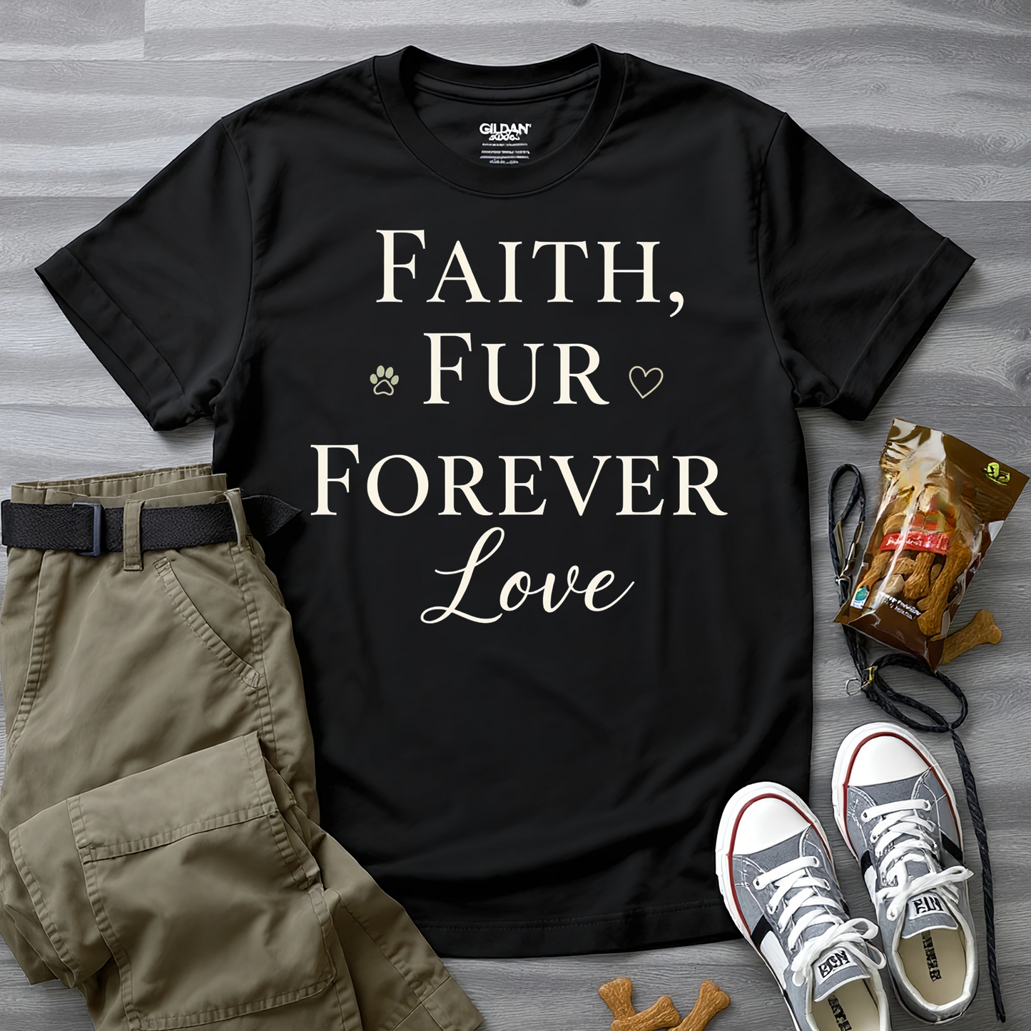 Faith Fur Forever Love T-Shirt