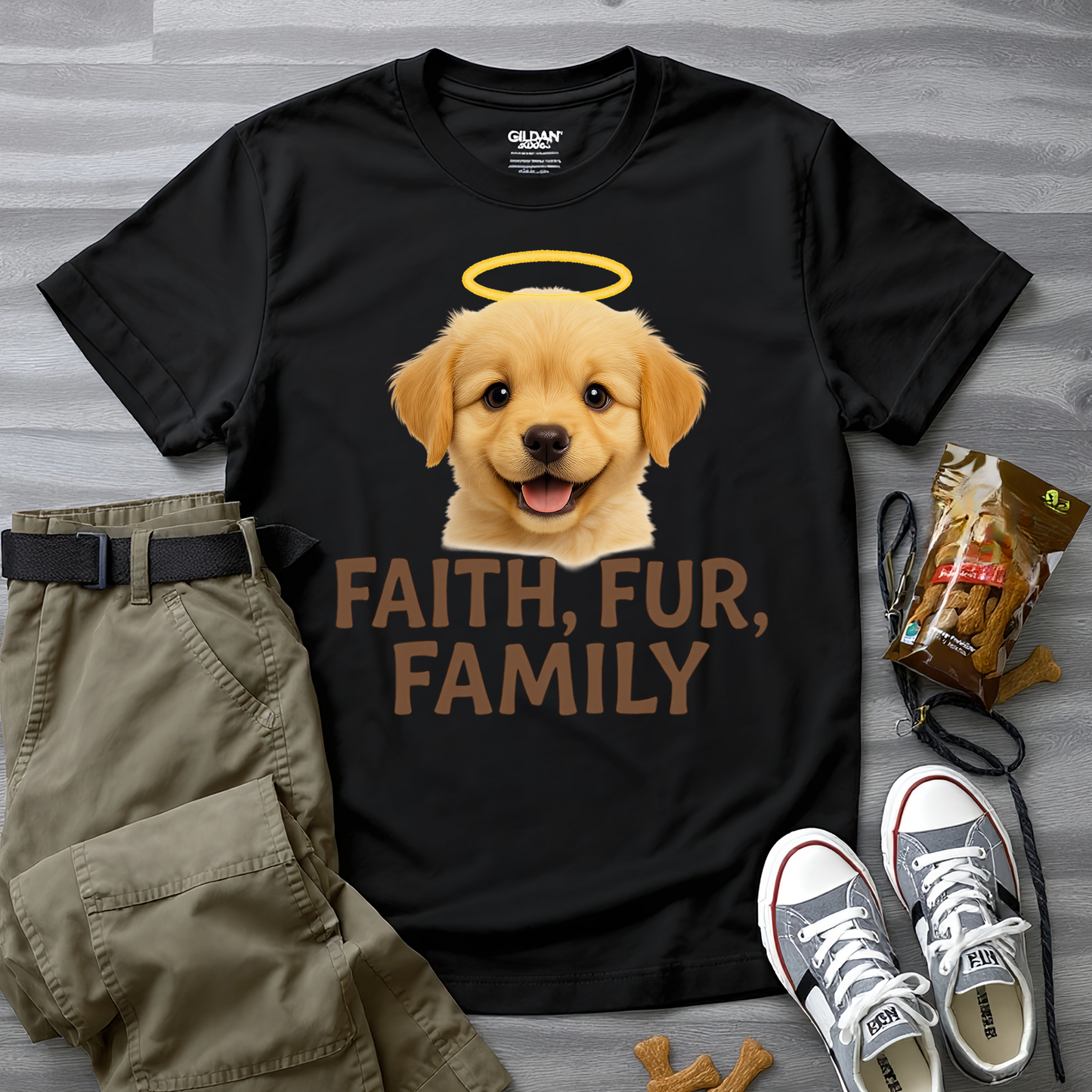 Faith, Fur, Family T-Shirt