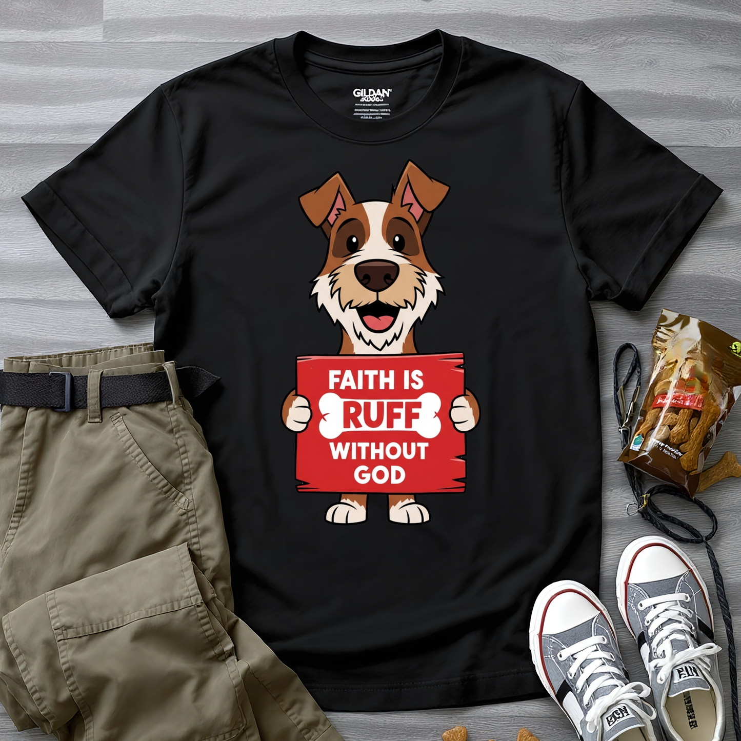 Faith Is Ruff Without God T-Shirt