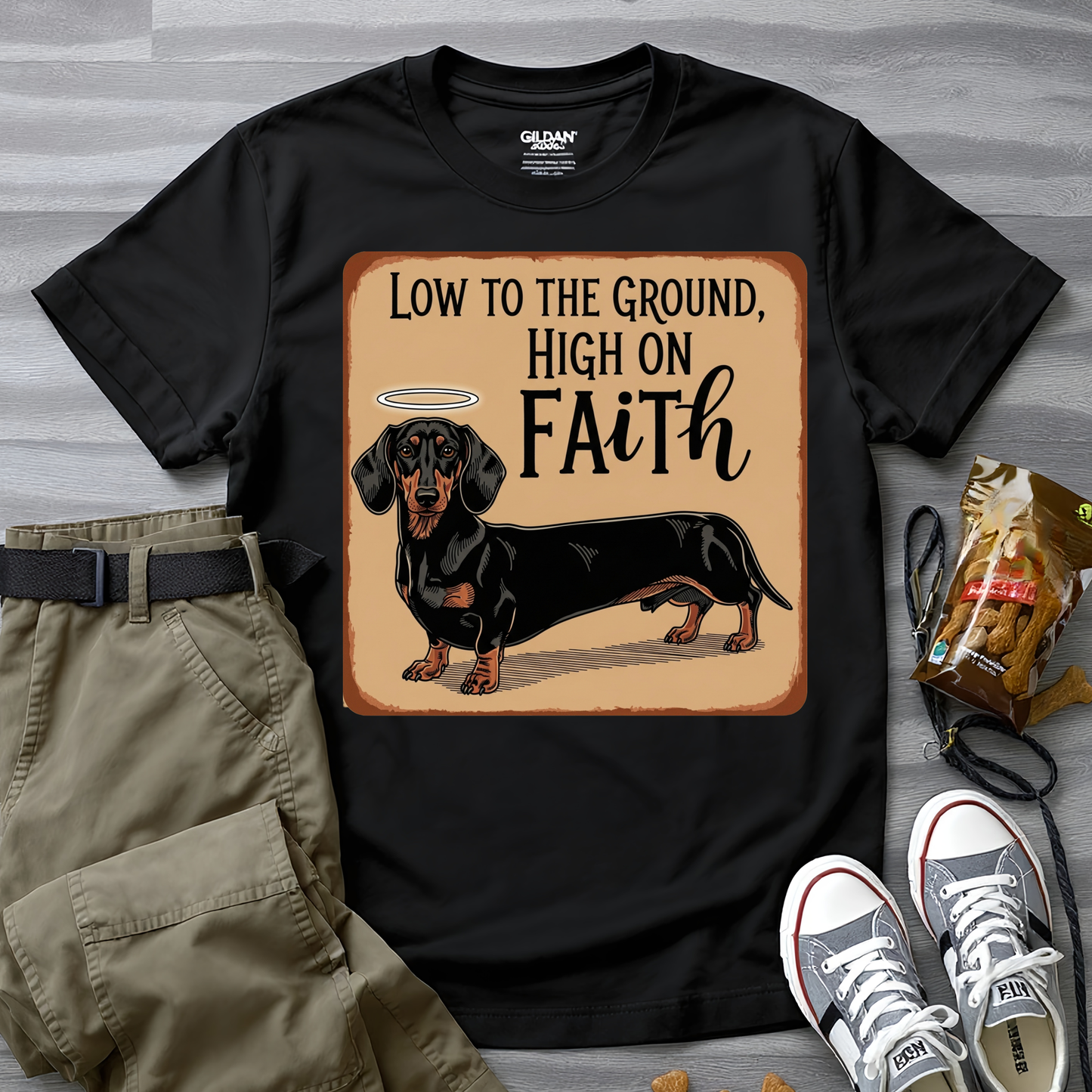 Low To The Ground High On Faith T-Shirt