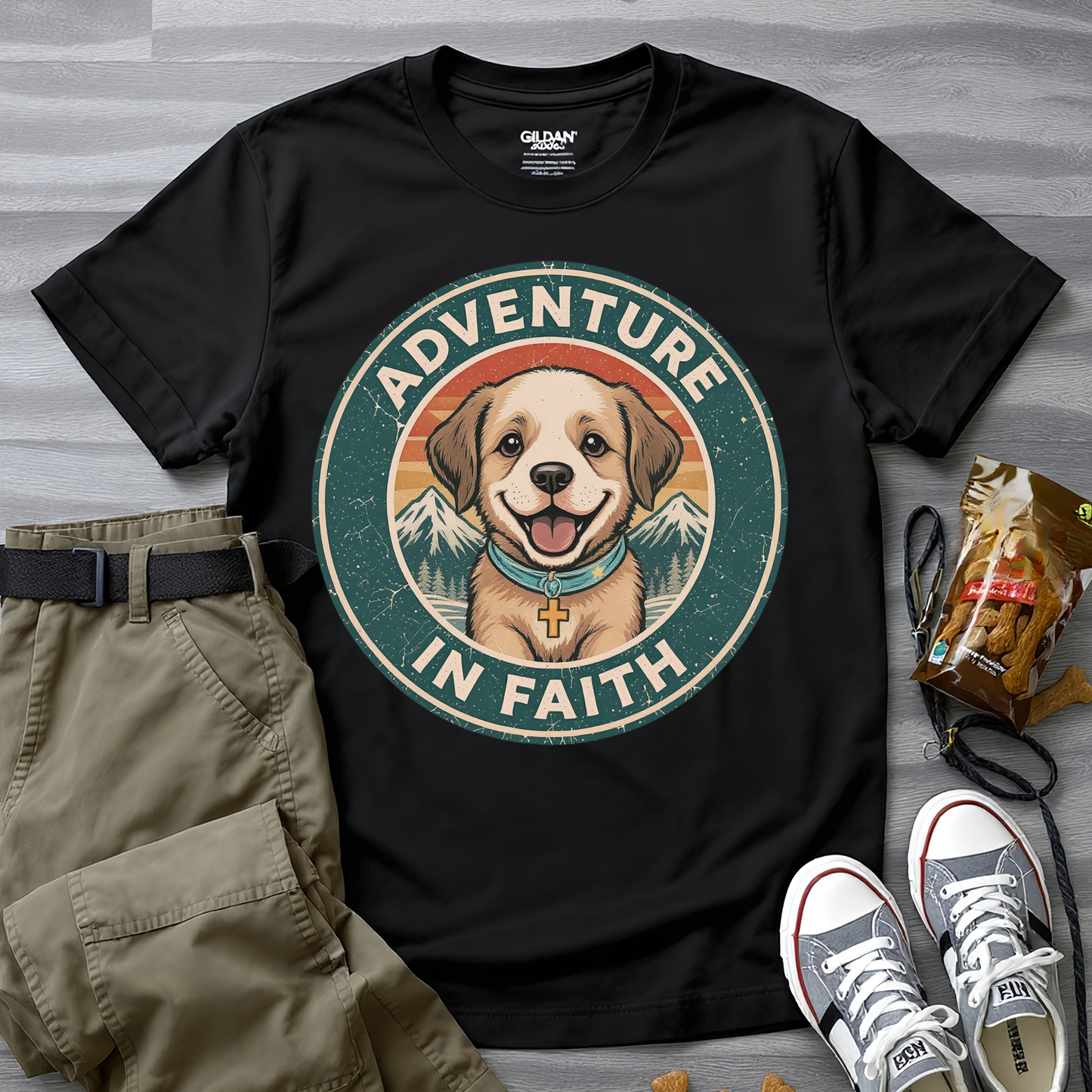 Adventure in Faith Badge T-Shirt
