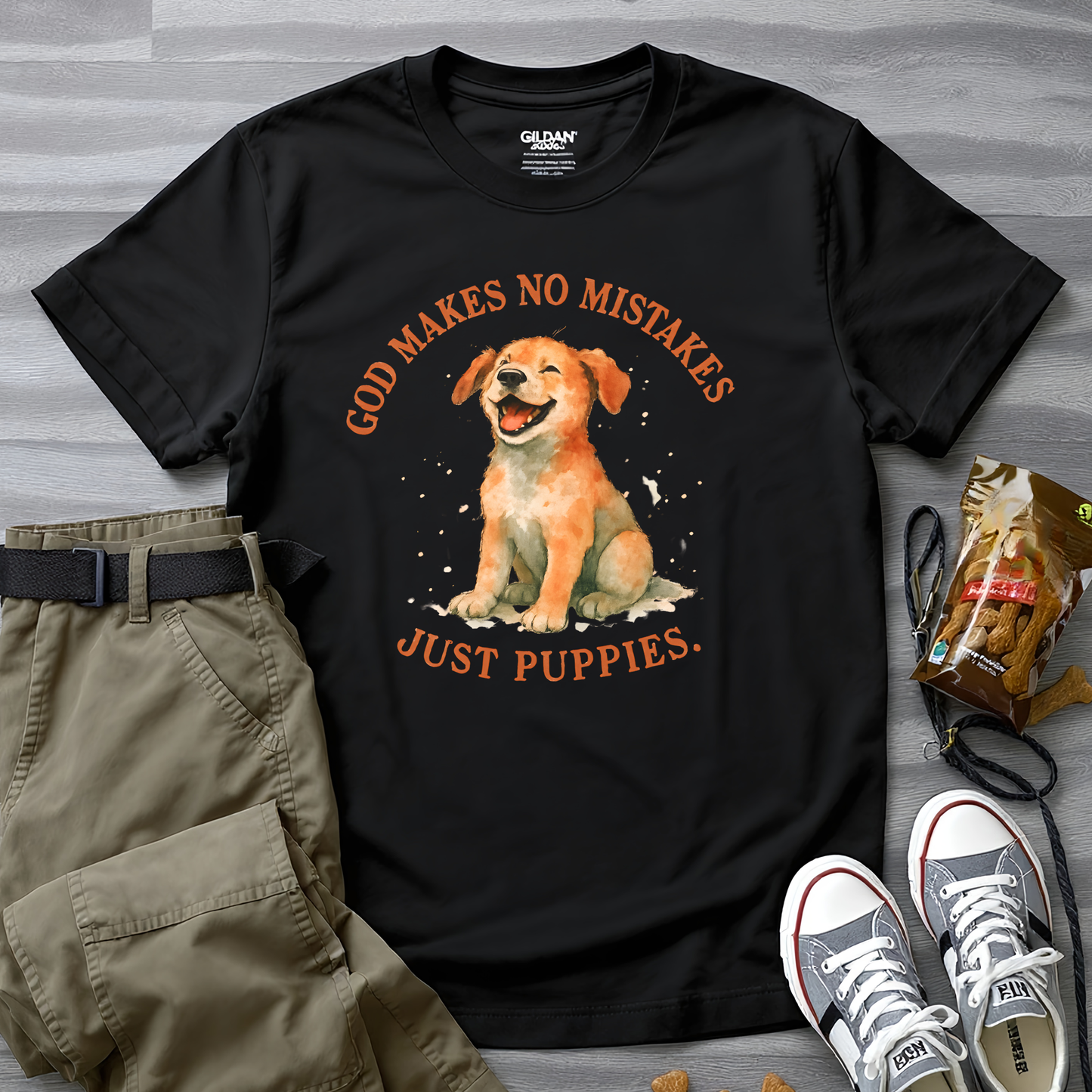 God Makes No Mistakes Just Puppies T-Shirt