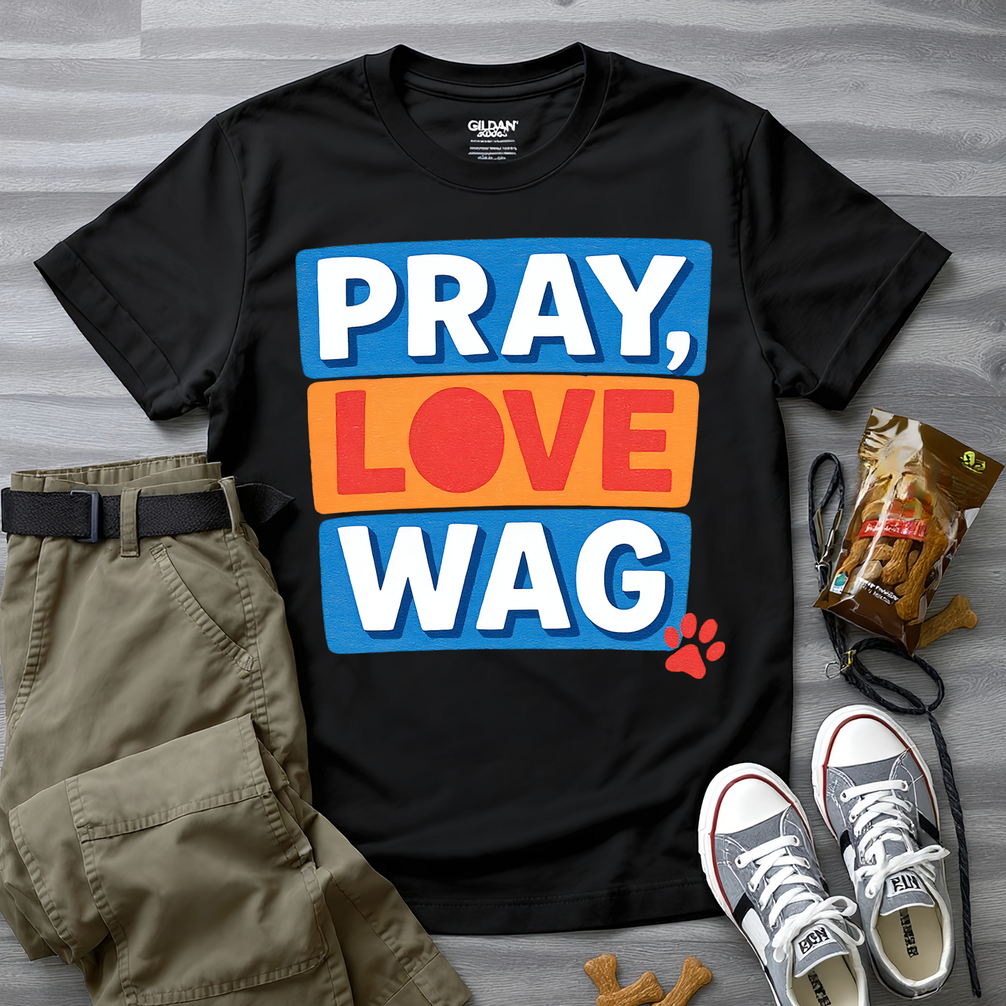 Pray Love Wag T-Shirt