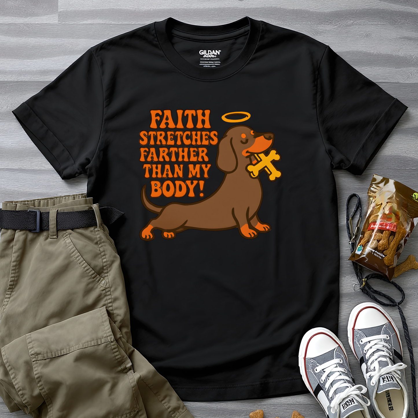 Faith Stretches Farther Than My Body T-Shirt
