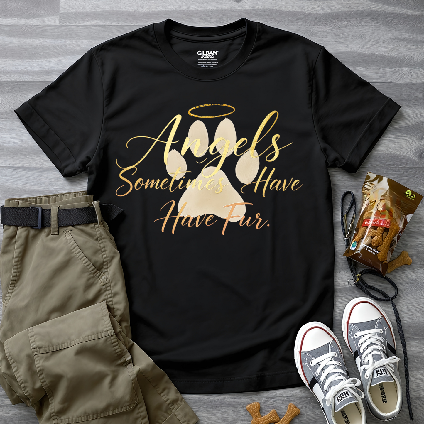 Angels Sometimes Have Fur T-Shirt