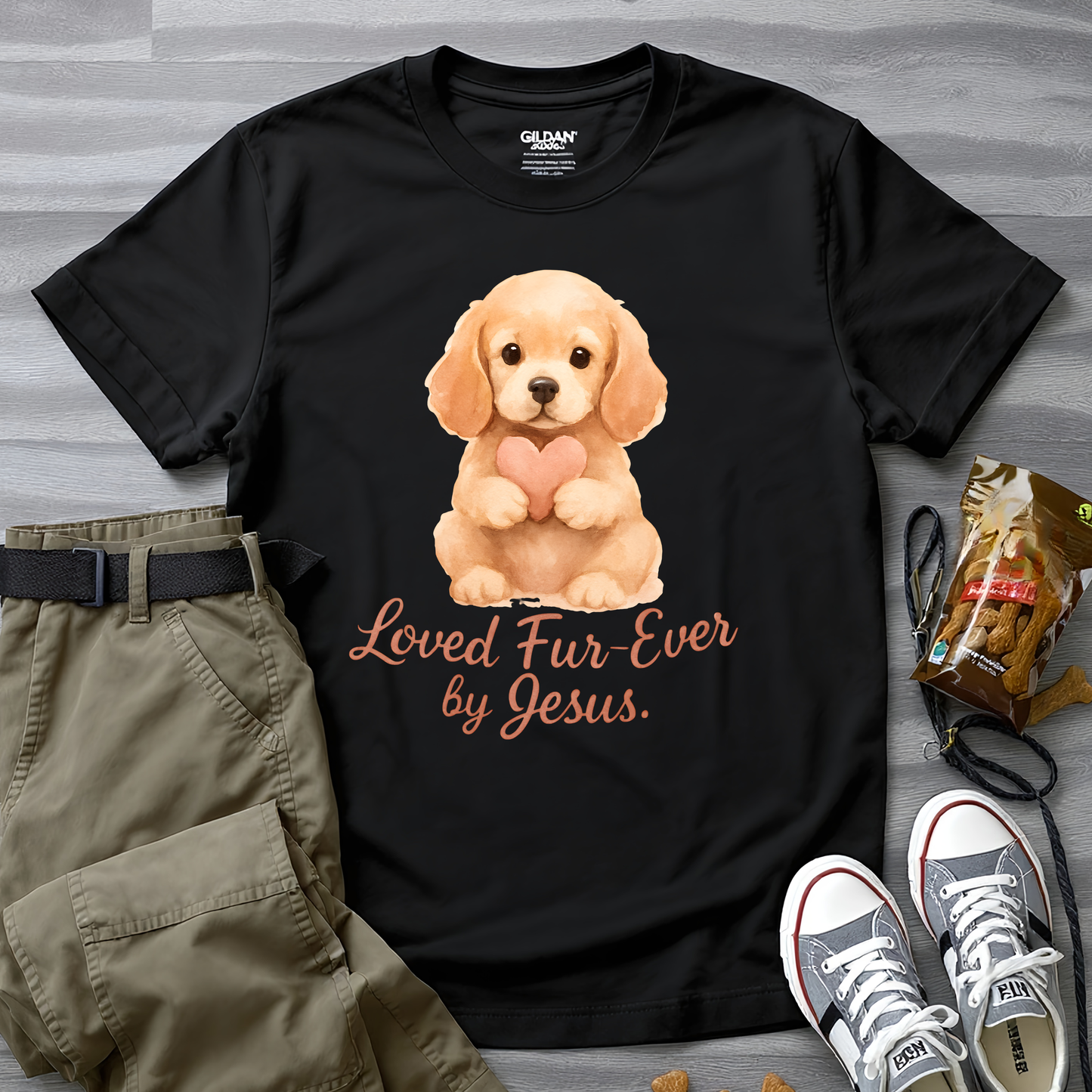 Loved Fur-Ever By Jesus T-Shirt