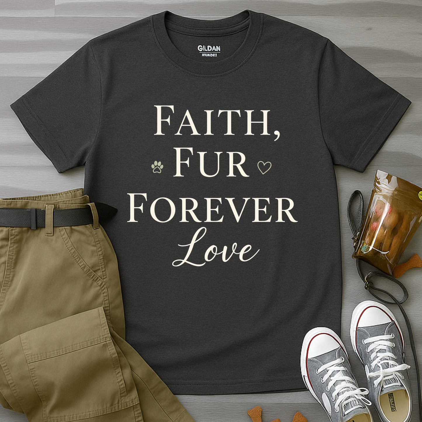 Faith Fur Forever Love T-Shirt