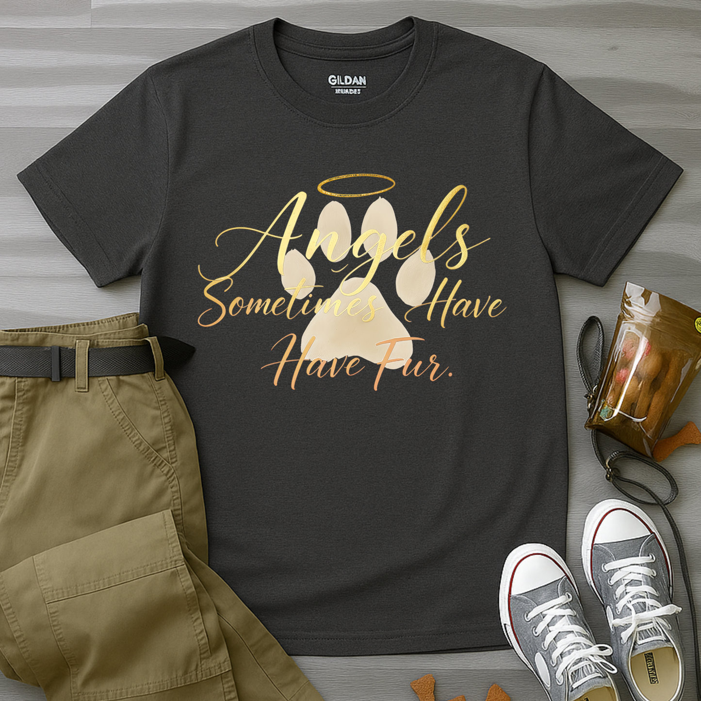 Angels Sometimes Have Fur T-Shirt