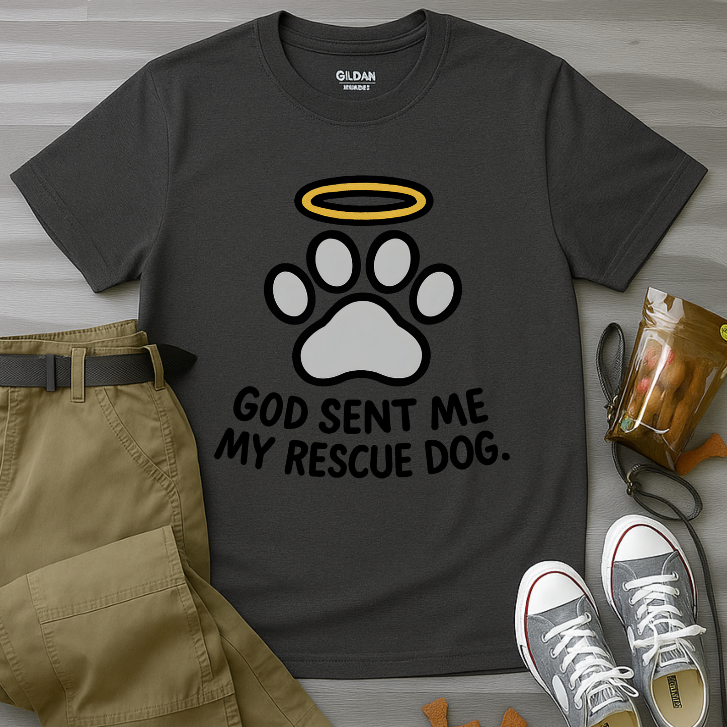 God Sent Me My Rescue Dog T-Shirt