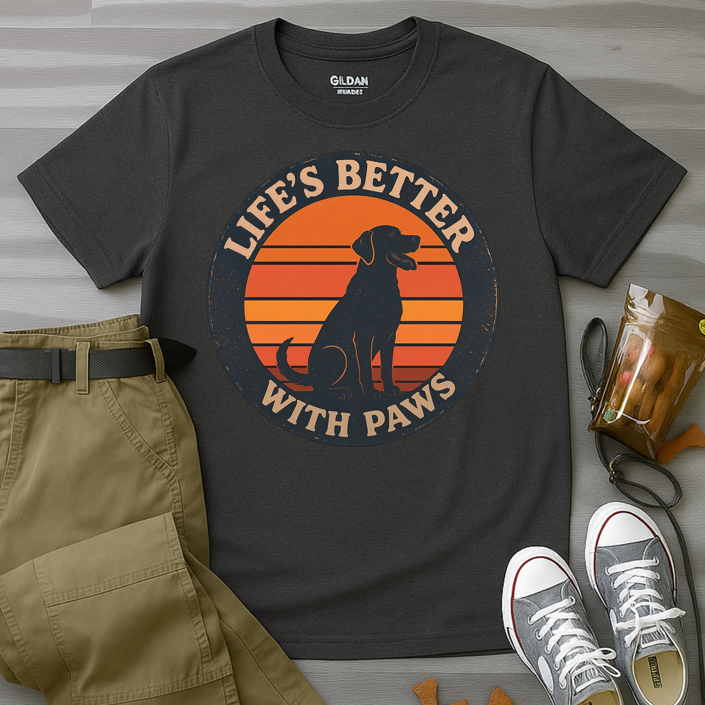 Life's Better With Paws T-Shirt