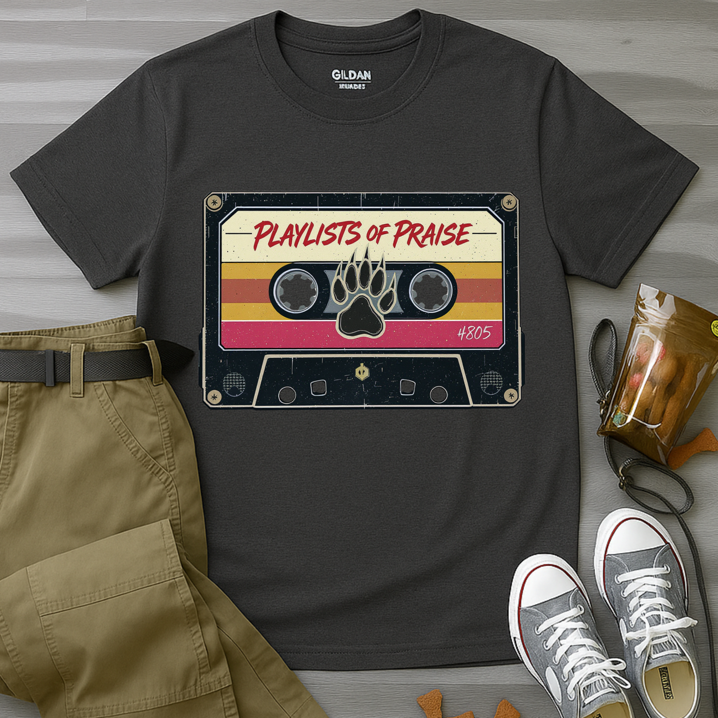 Playlists of Praise Cassette T-Shirt
