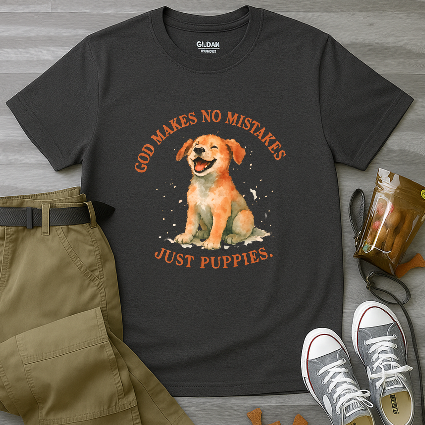 God Makes No Mistakes Just Puppies T-Shirt