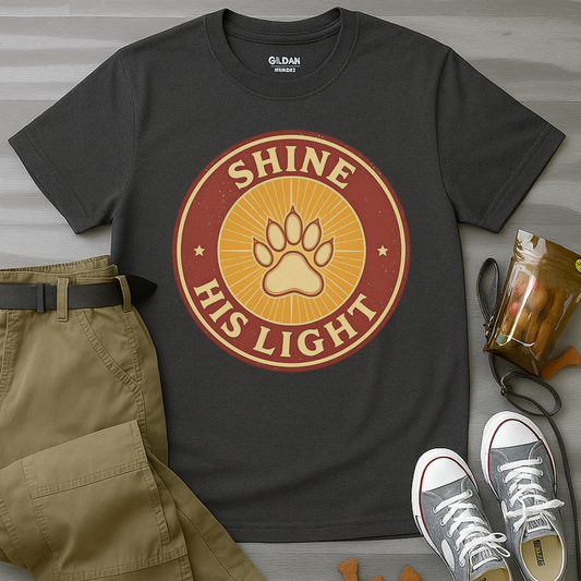 Shine His Light Paw T-Shirt