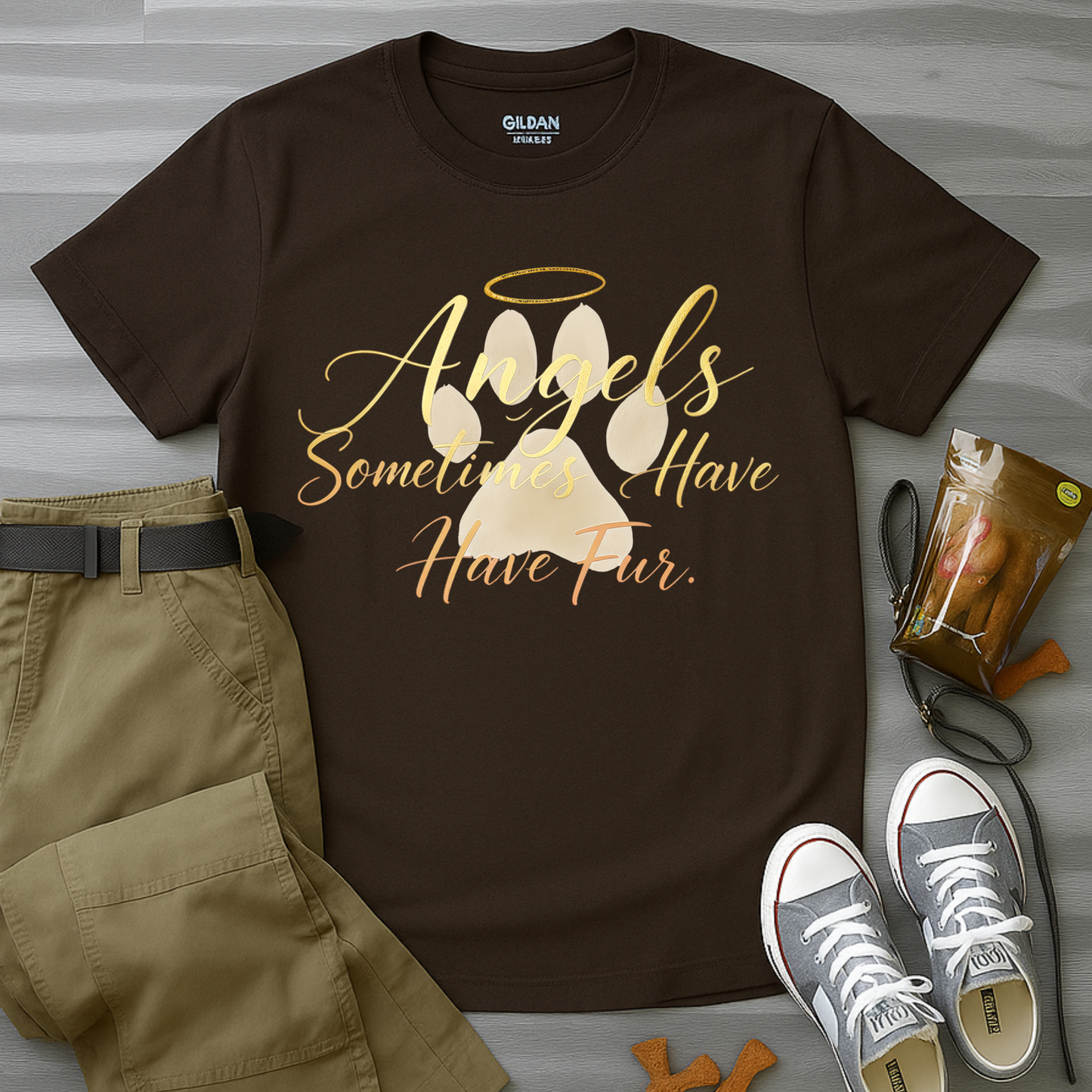 Angels Sometimes Have Fur T-Shirt