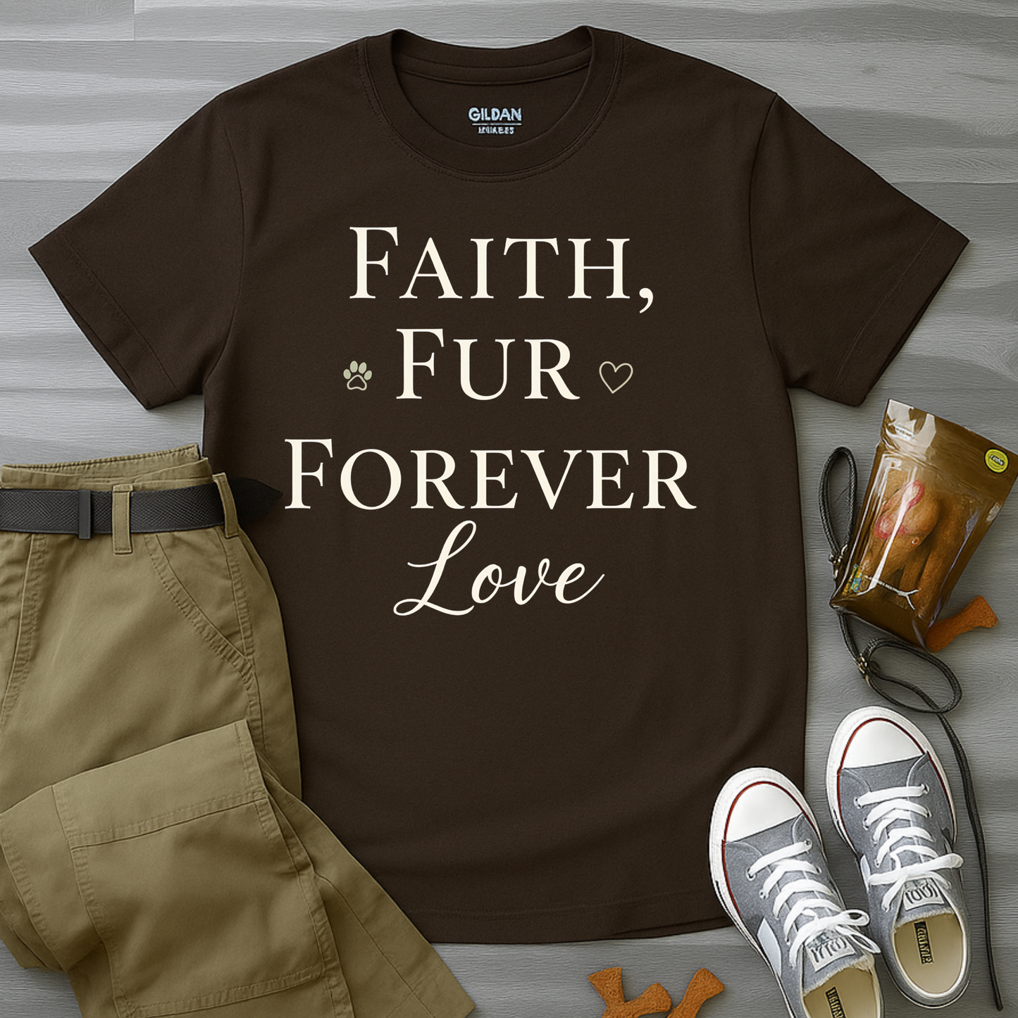 Faith Fur Forever Love T-Shirt