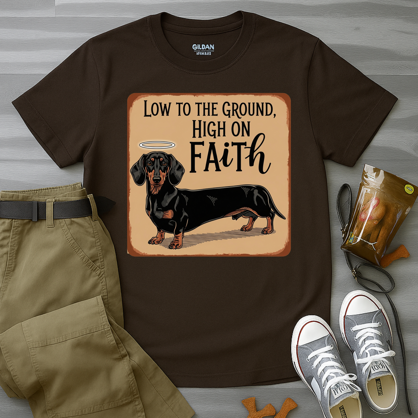 Low To The Ground High On Faith T-Shirt