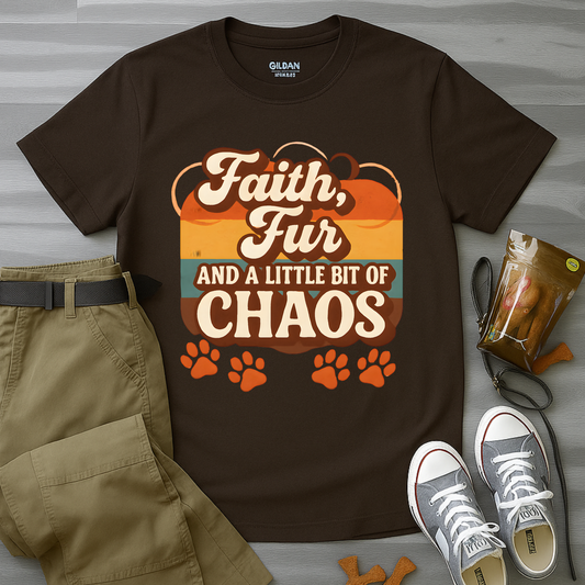 Faith Fur and a Little Bit of Chaos T-Shirt