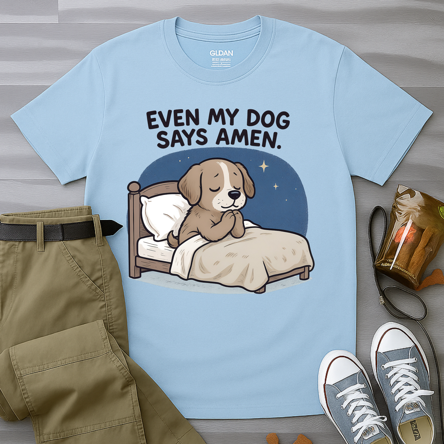 Even My Dog Says Amen T-Shirt