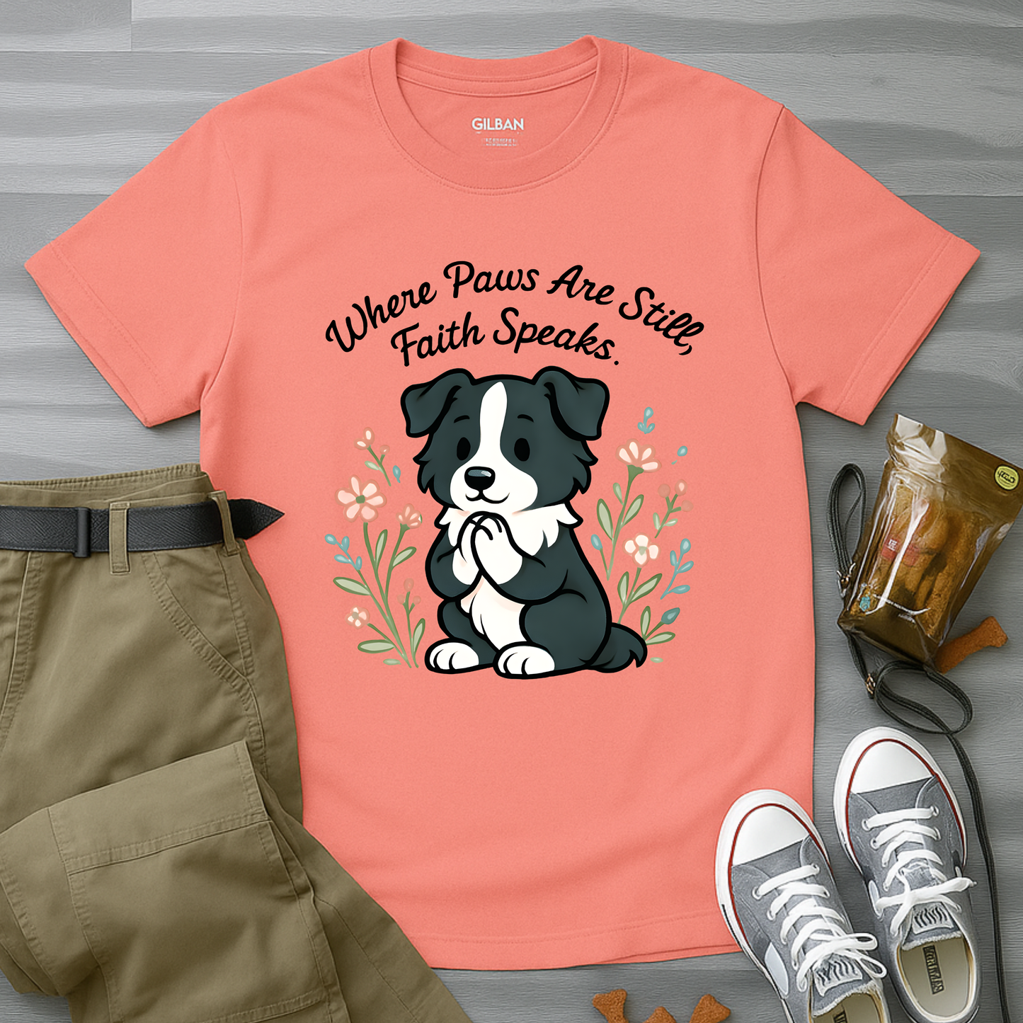 Where Paws Are Still, Faith Speaks T-Shirt