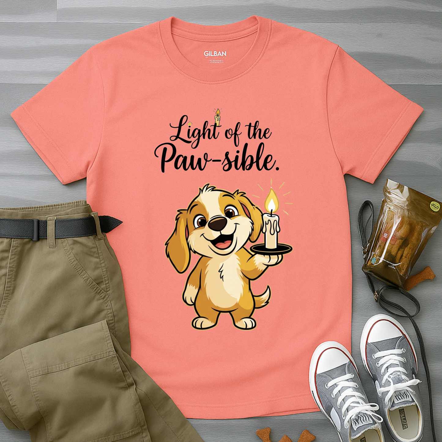 Light of the Paw‑sible T-Shirt