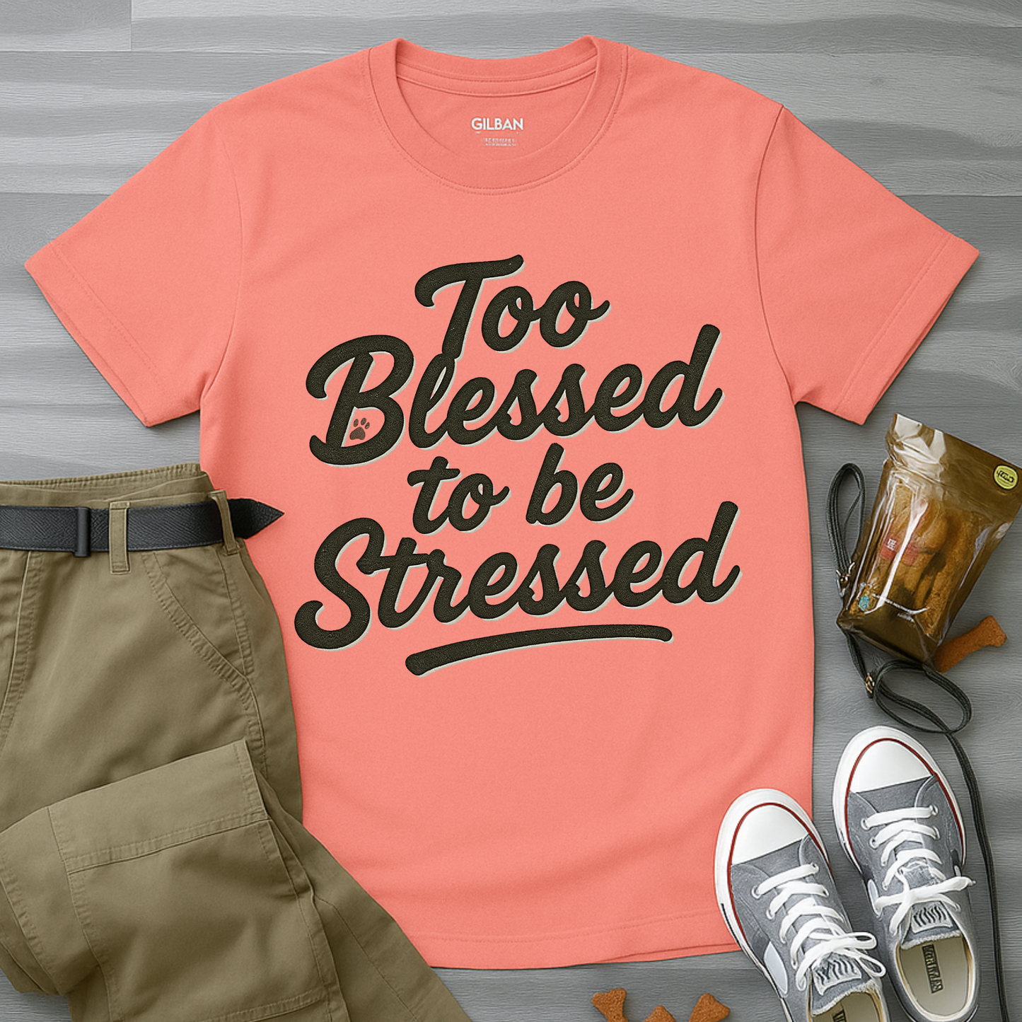 Too Blessed To Be Stressed T-Shirt