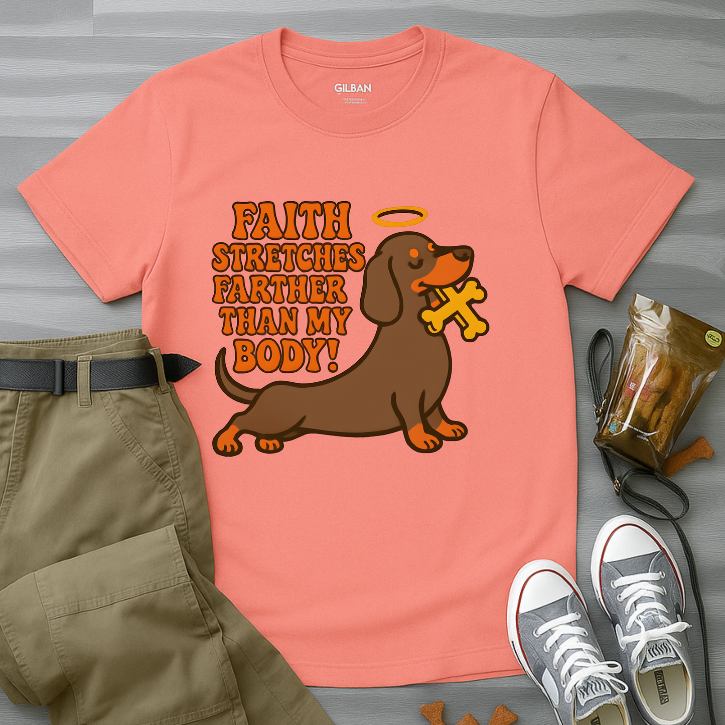 Faith Stretches Farther Than My Body T-Shirt