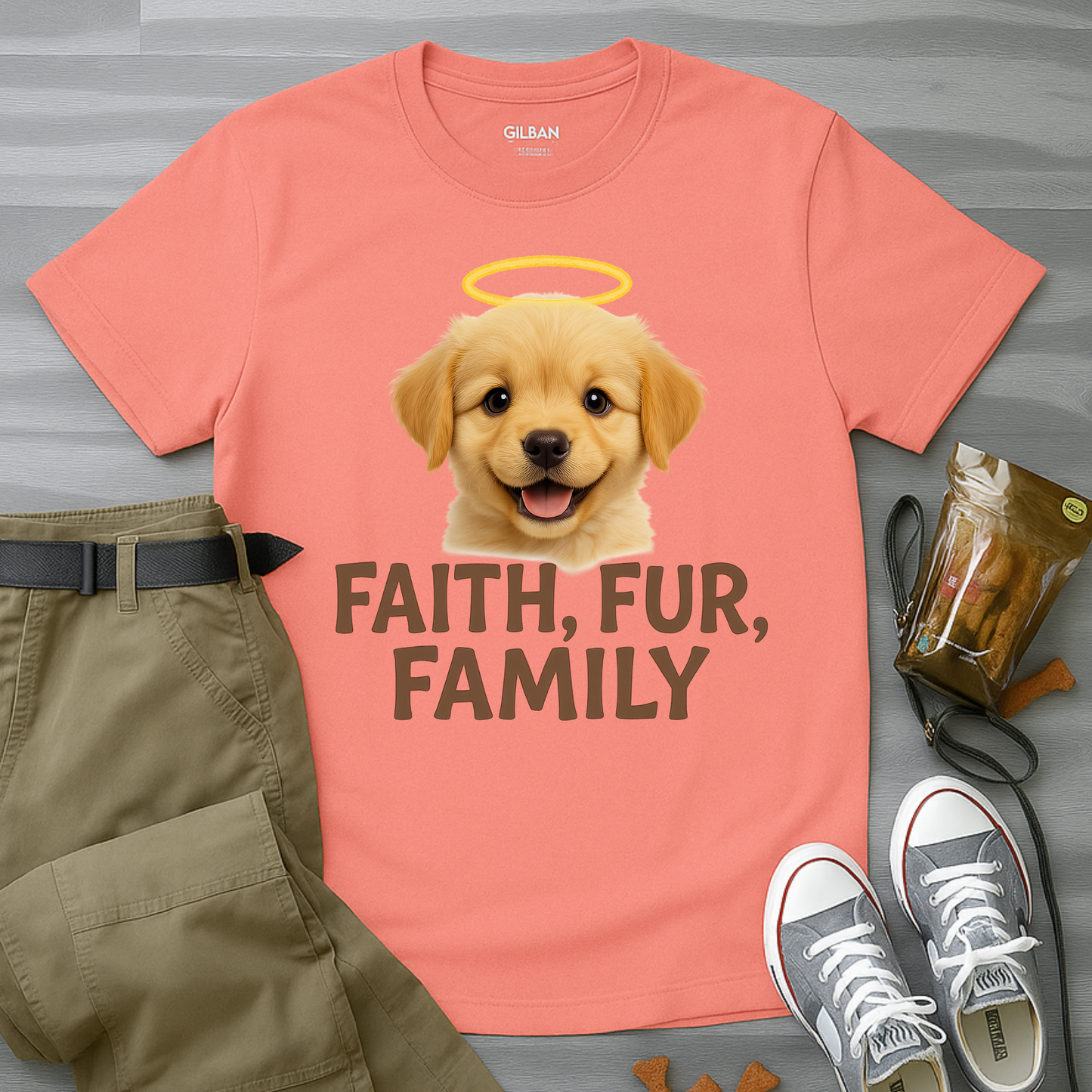 Faith, Fur, Family T-Shirt