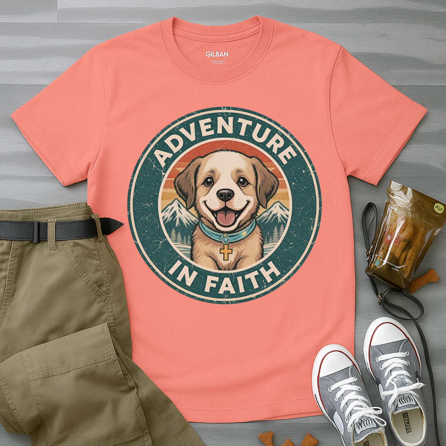 Adventure in Faith Badge T-Shirt