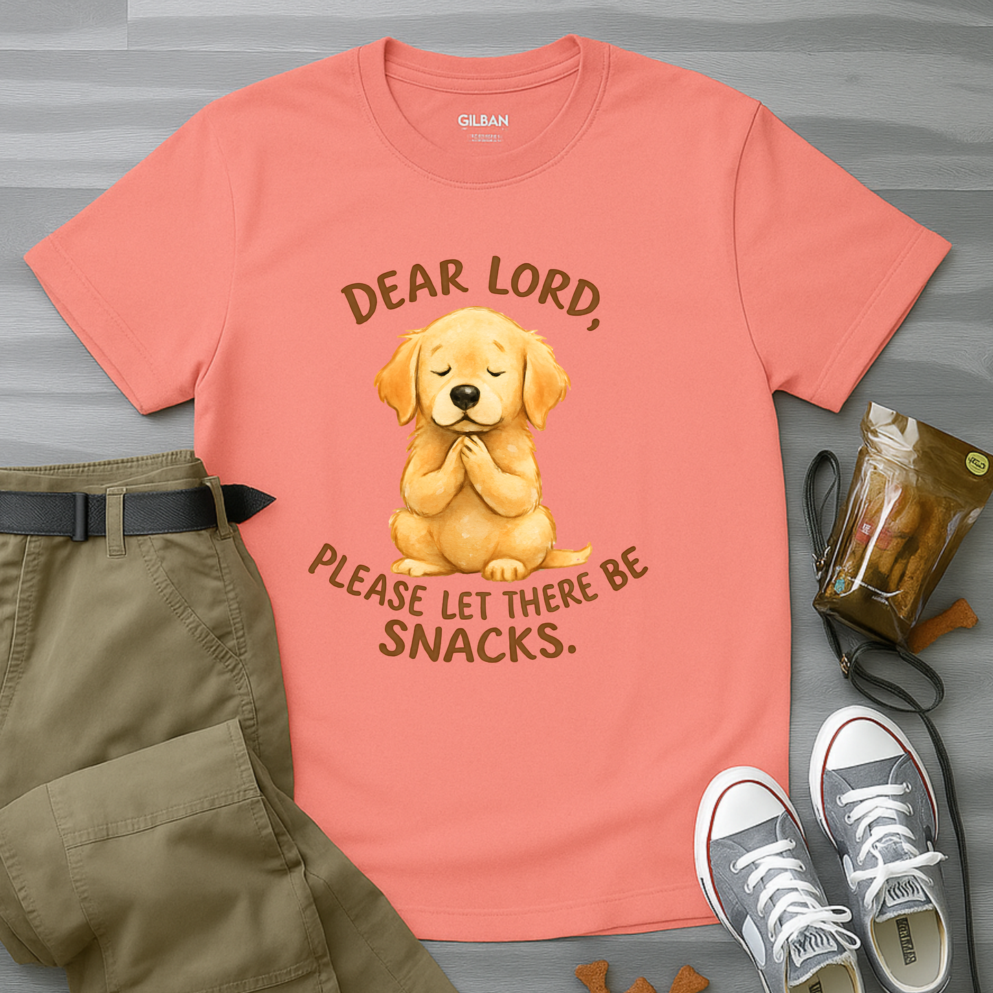 Dear Lord. Please Let There Be Snacks T-Shirt