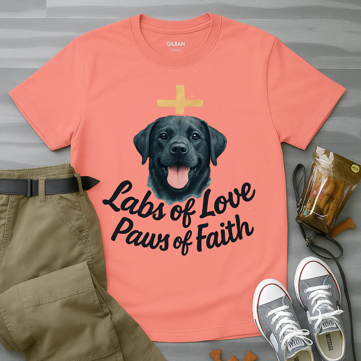 Labs Of Love Paws Of Faith T-Shirt