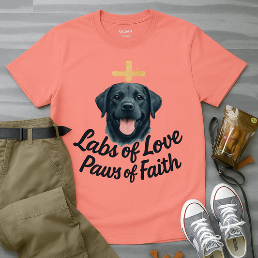 Labs Of Love Paws Of Faith T-Shirt