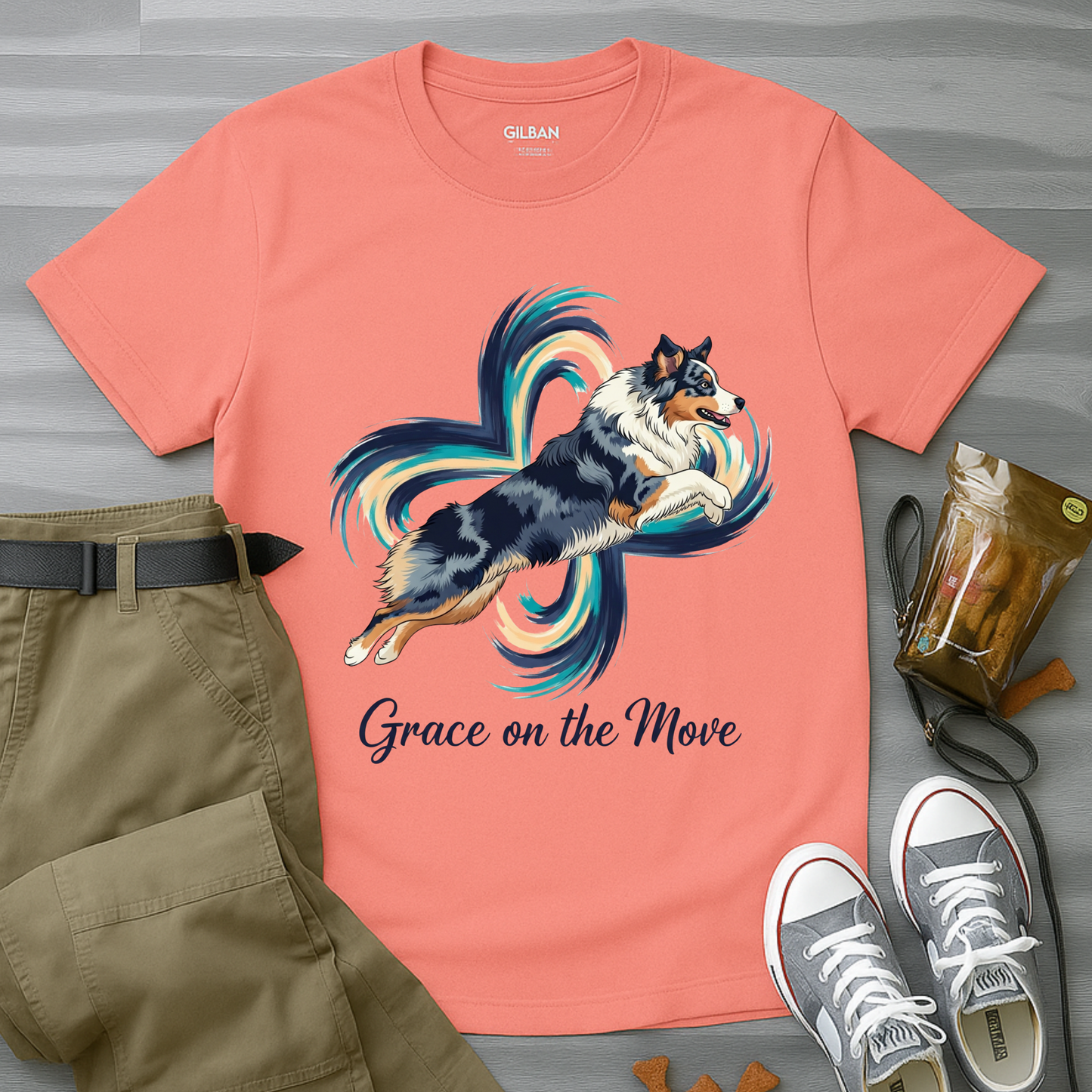 Grace on the Move, Aussie T-Shirt