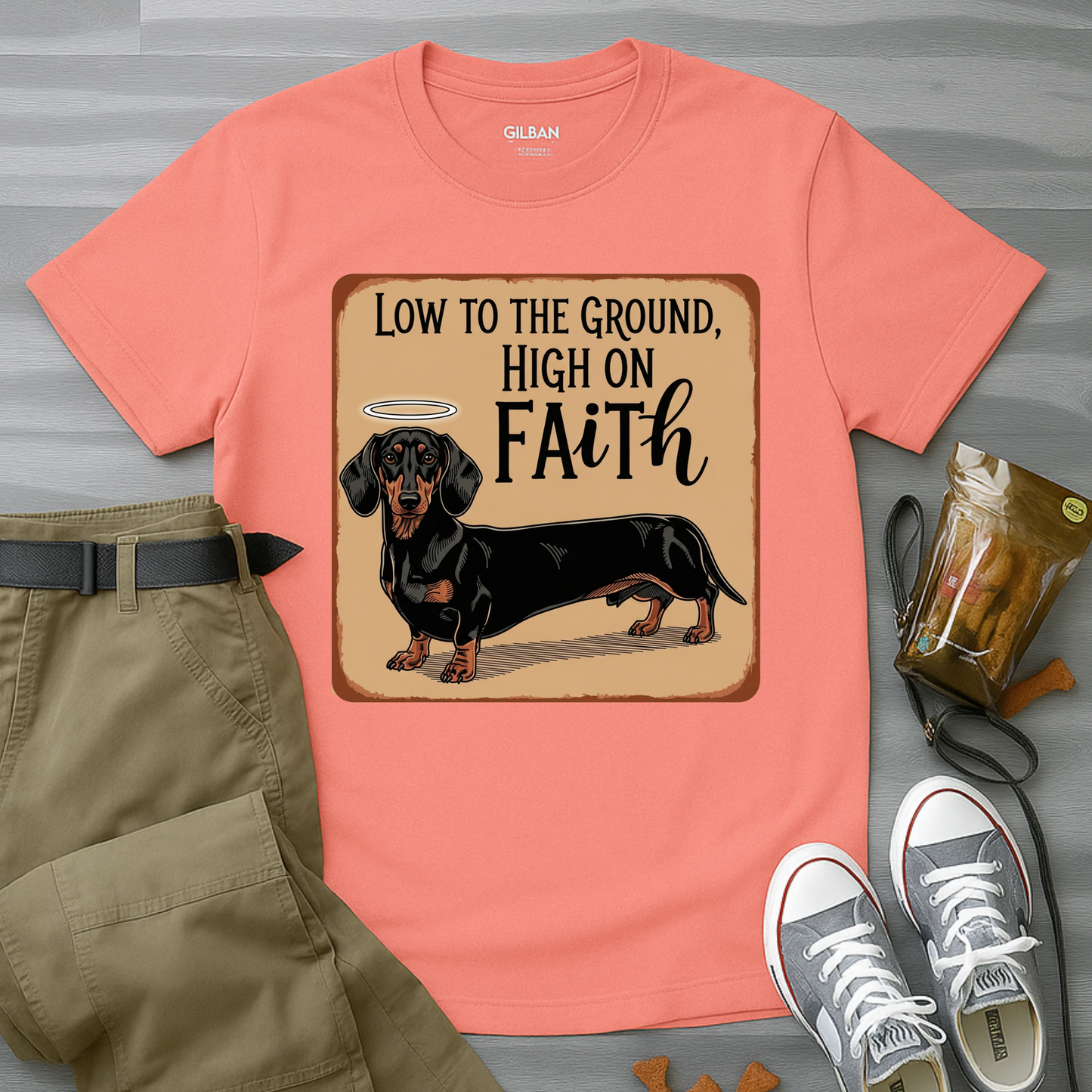 Low To The Ground High On Faith T-Shirt