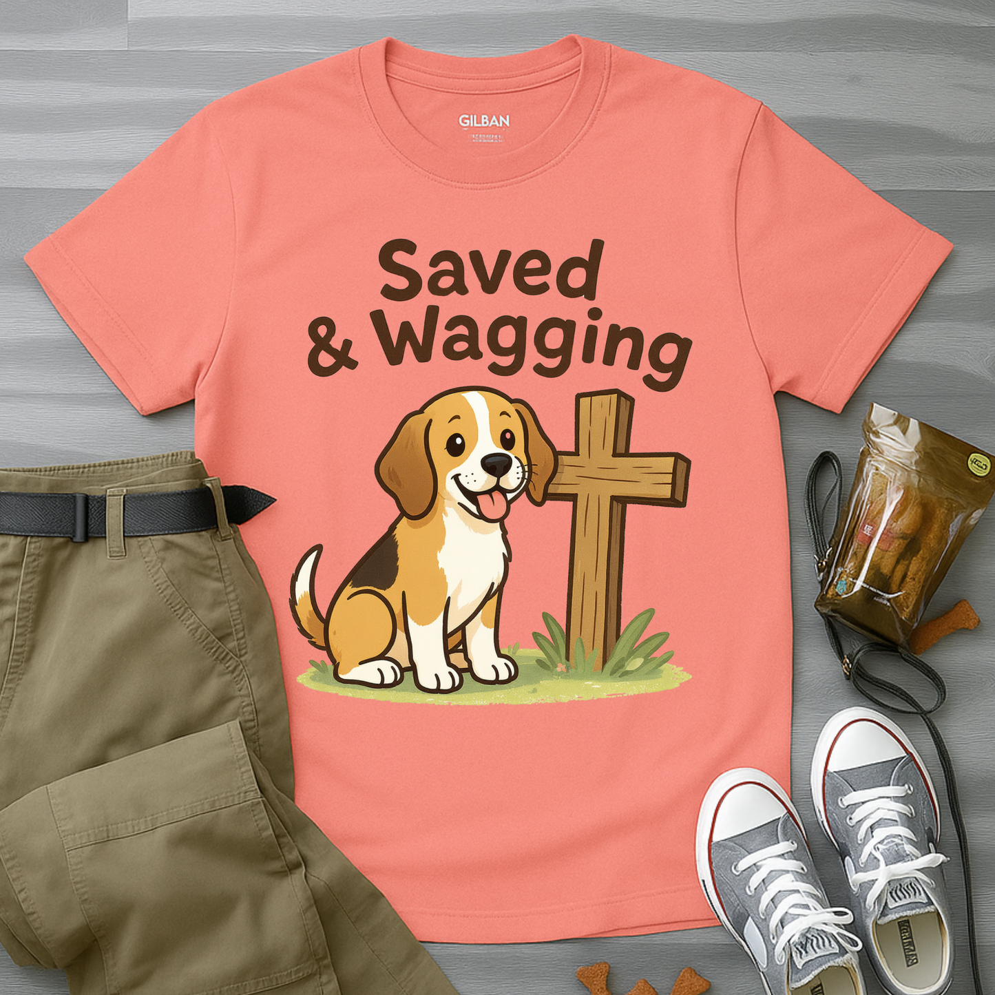 Saved & Wagging Beagle T-Shirt
