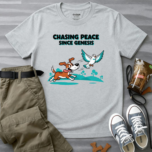 Chasing Peace Since Genesis T-Shirt
