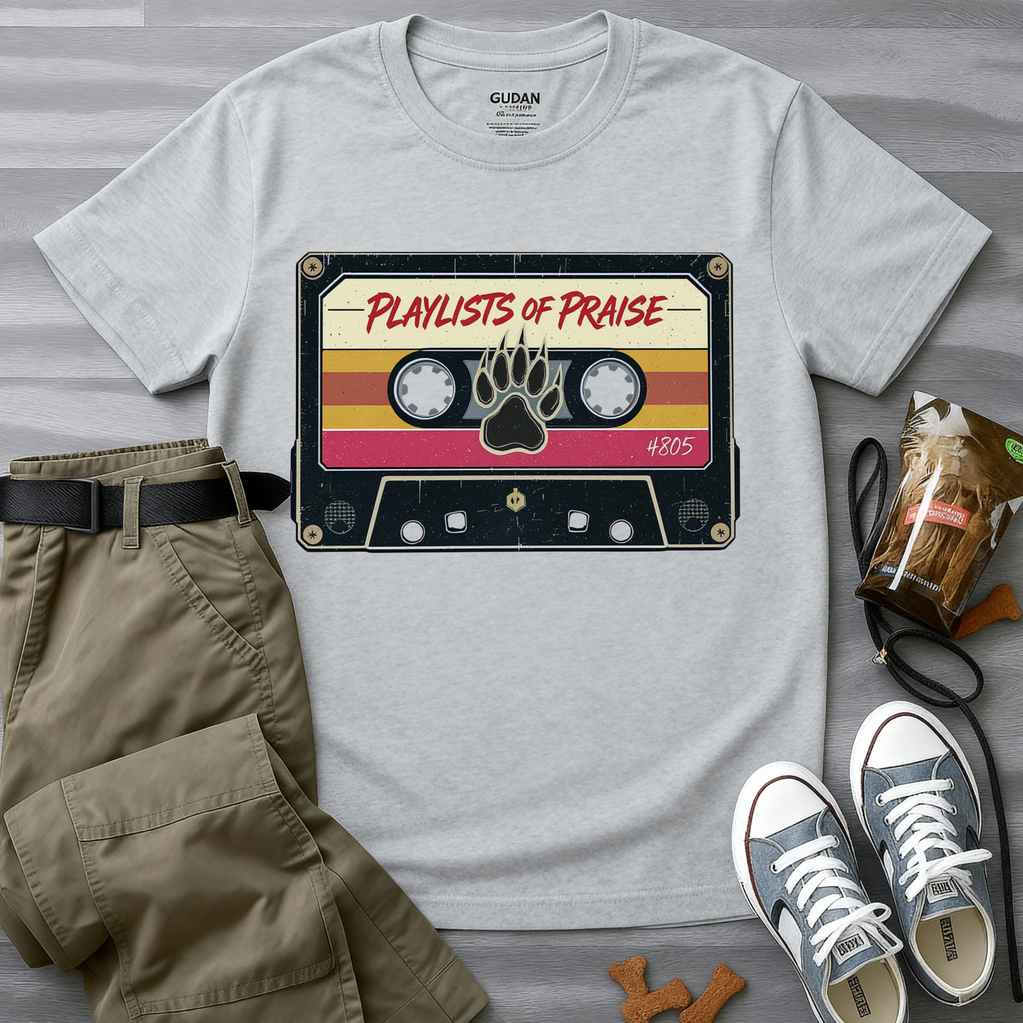 Playlists of Praise Cassette T-Shirt