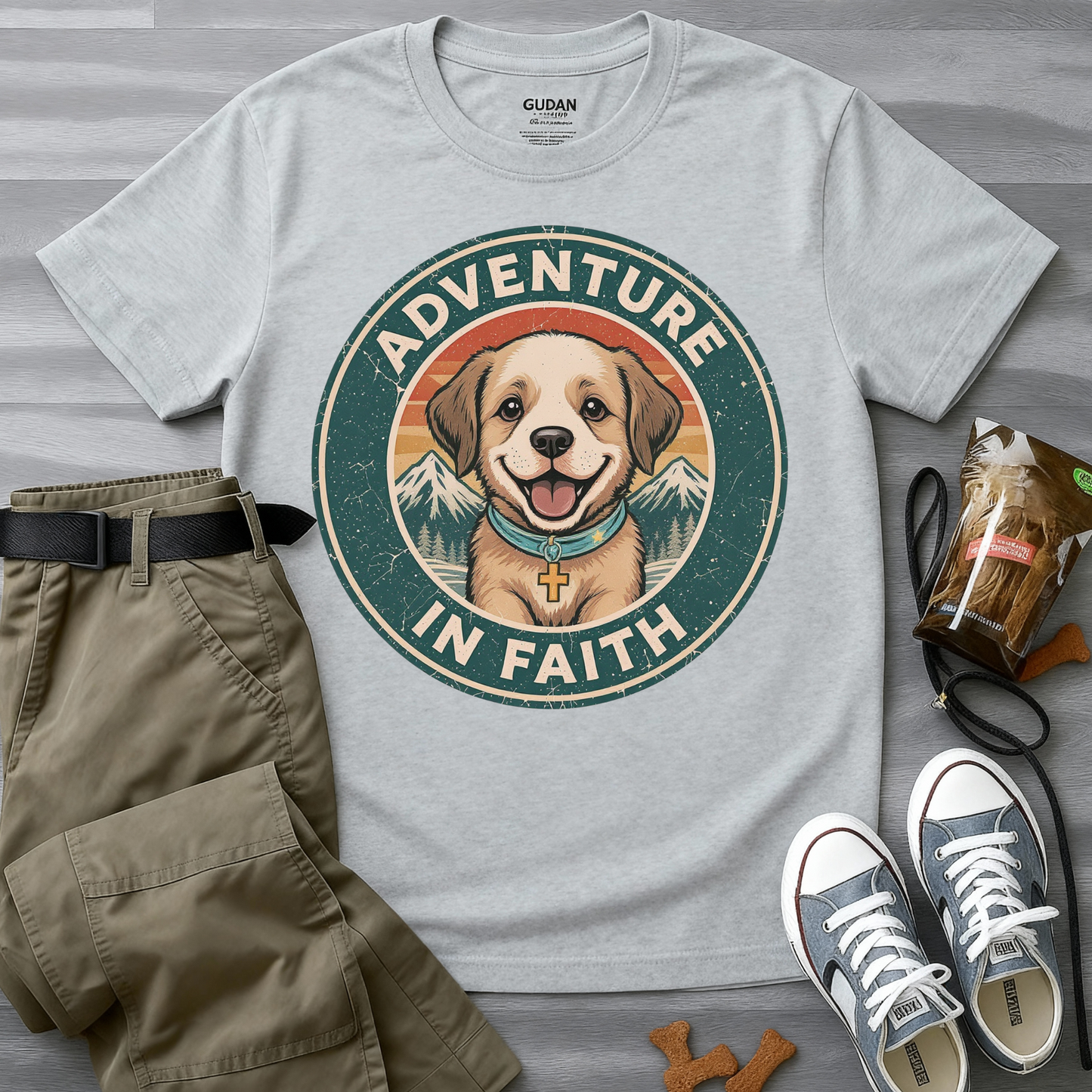Adventure in Faith Badge T-Shirt